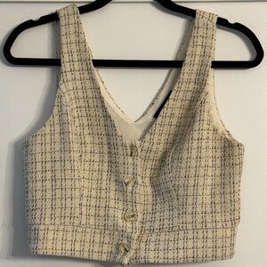 Lulu’s Tweed Crop Tank